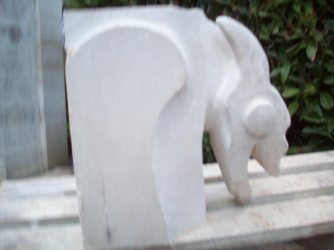 Avancement de la sculpture