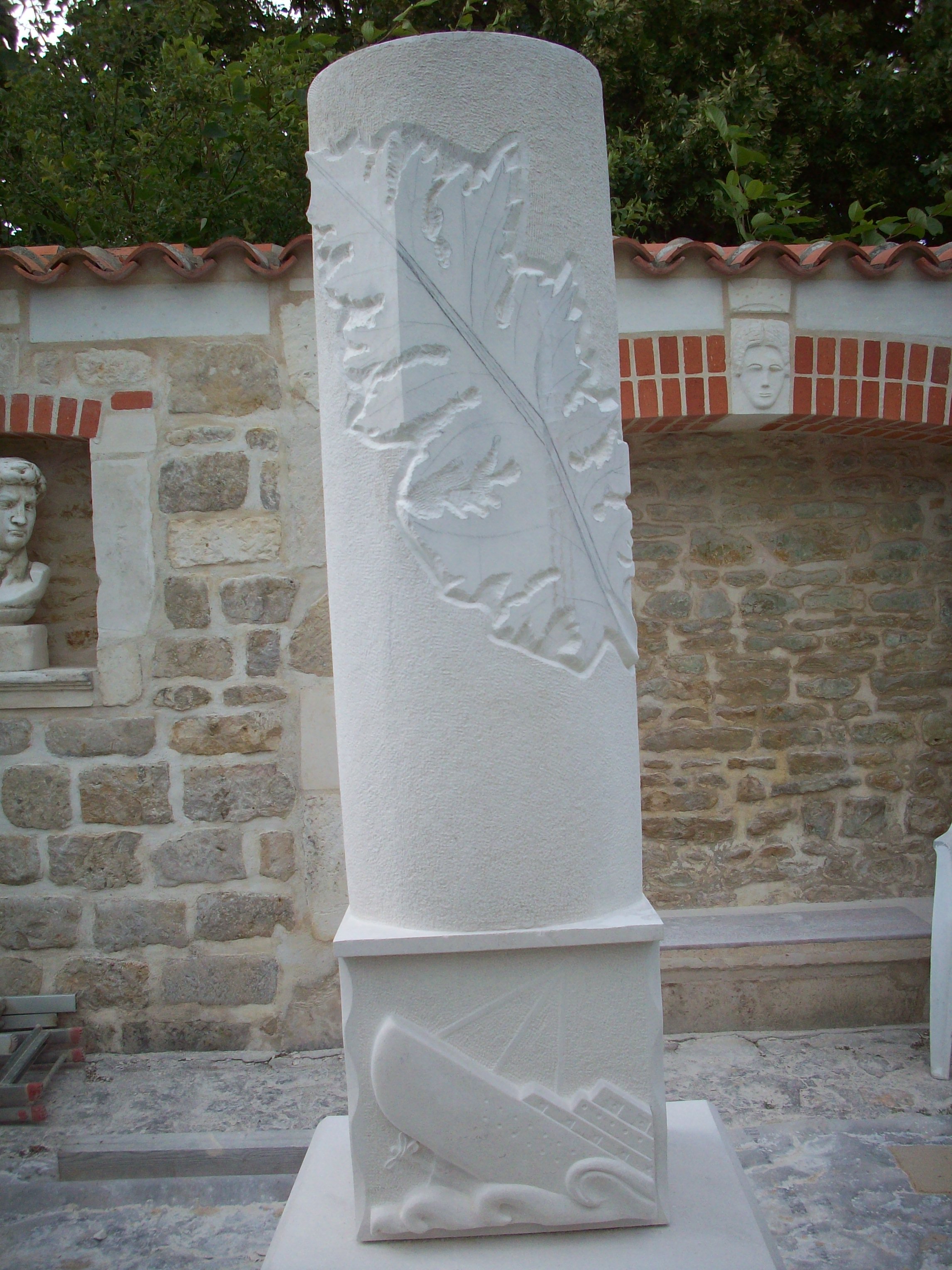 Stèle destinée à NOIRMOUTIER en L'ILE