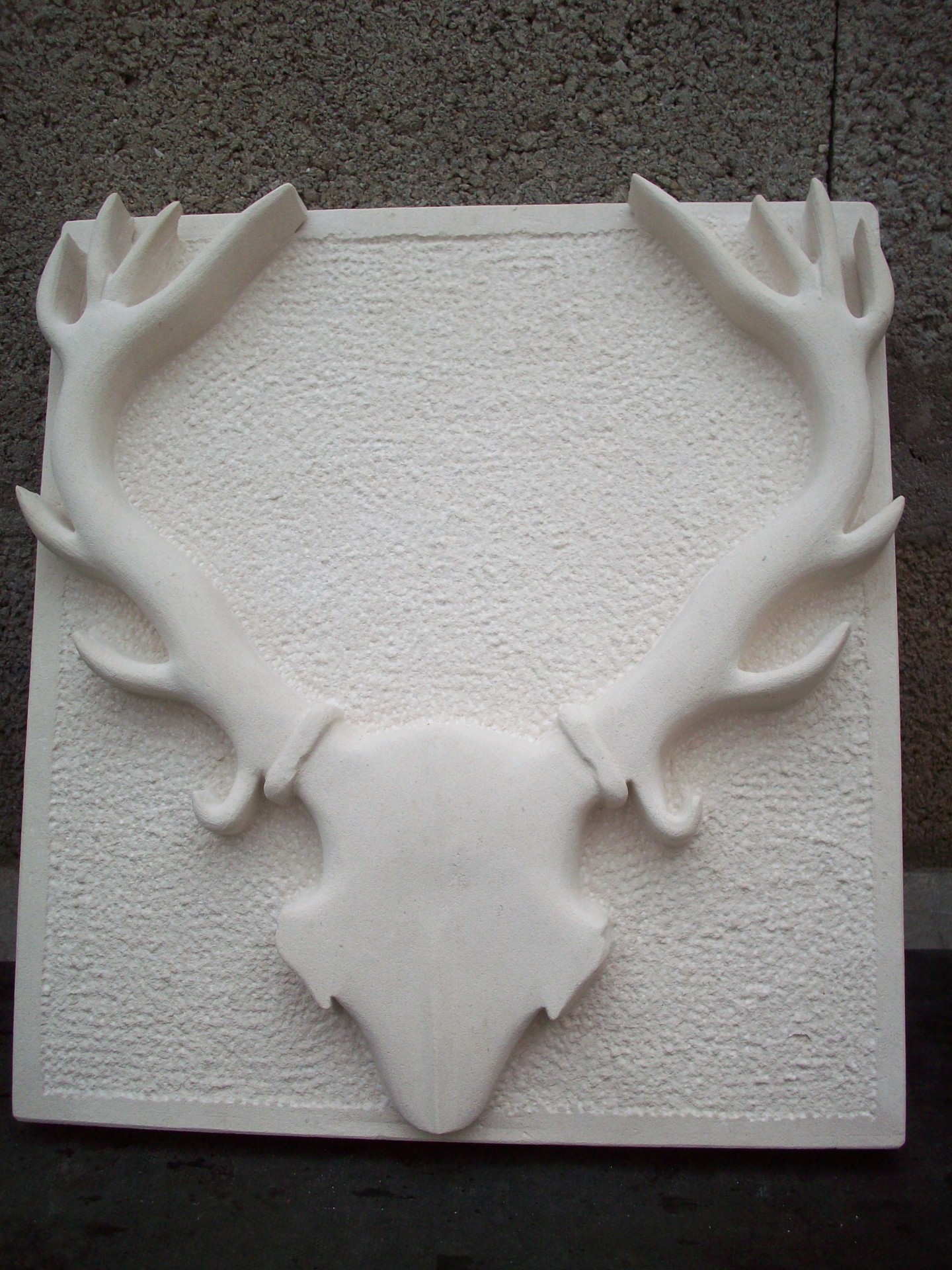 Sculpture bois de cerf,