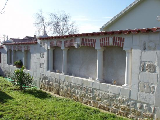 Vue du mur intérieur