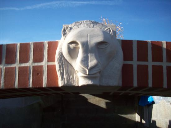 Tête de lion.